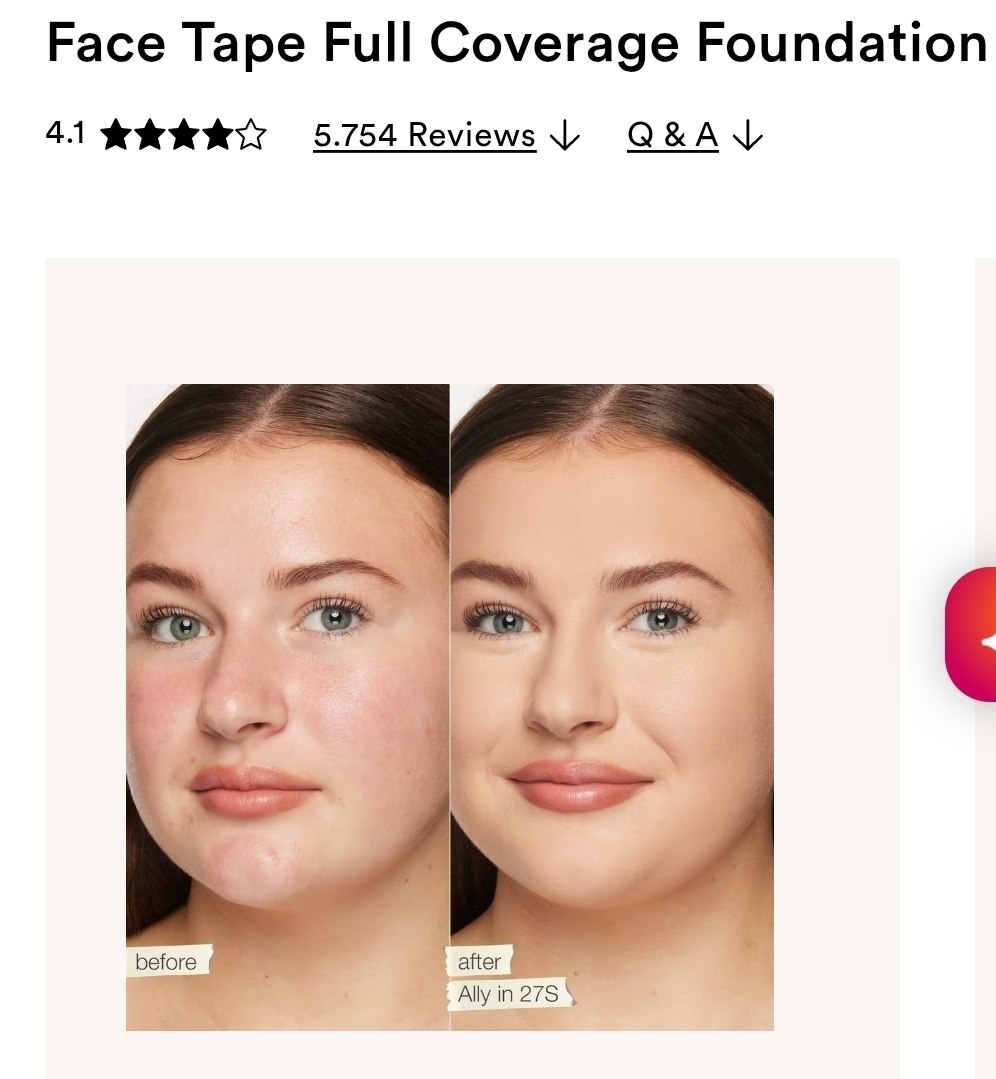 Face Tape Full Coverage Foundation