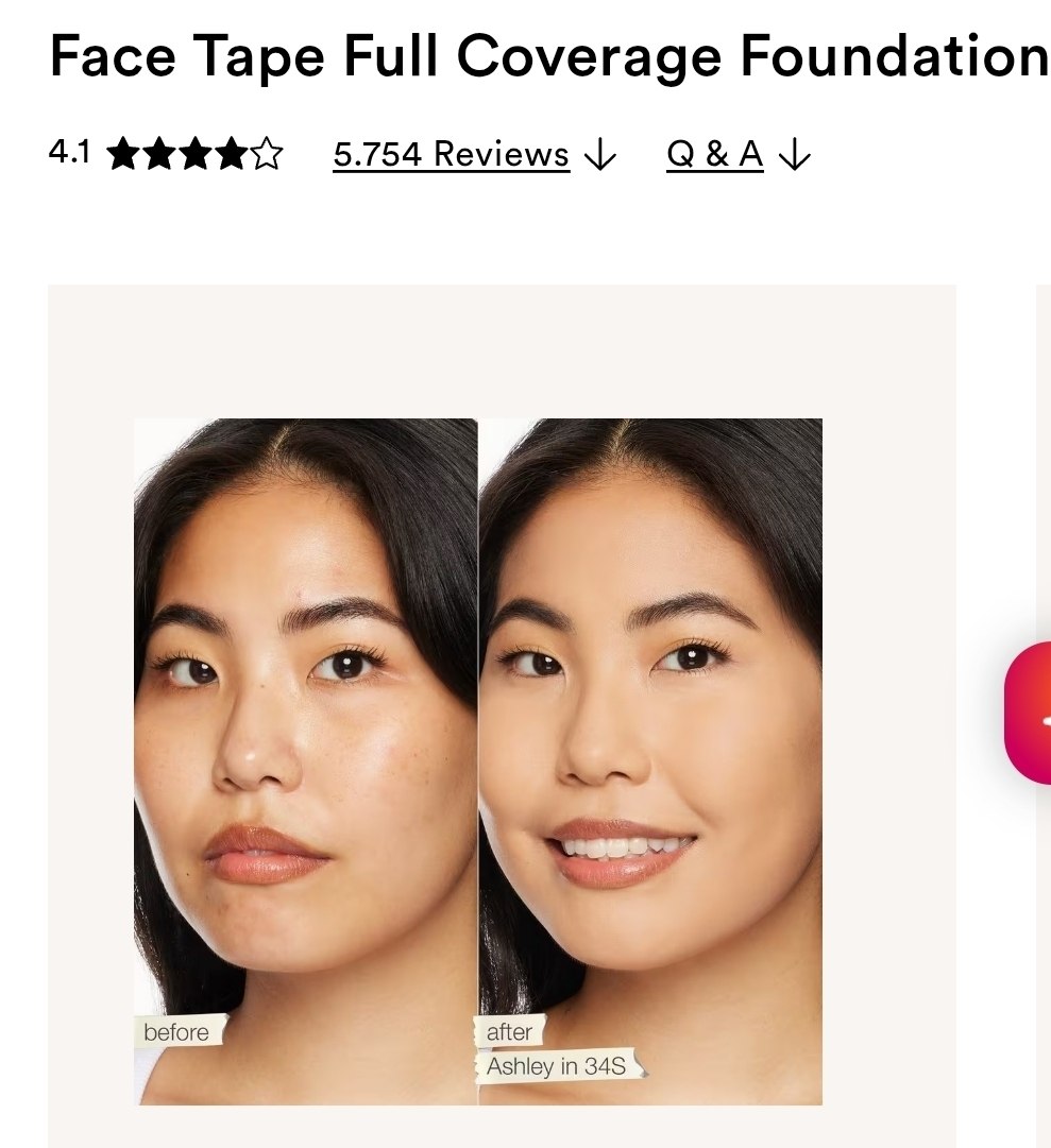 Face Tape Full Coverage Foundation