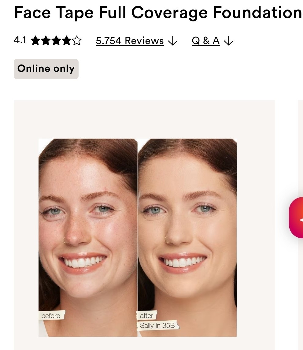 Face Tape Full Coverage Foundation