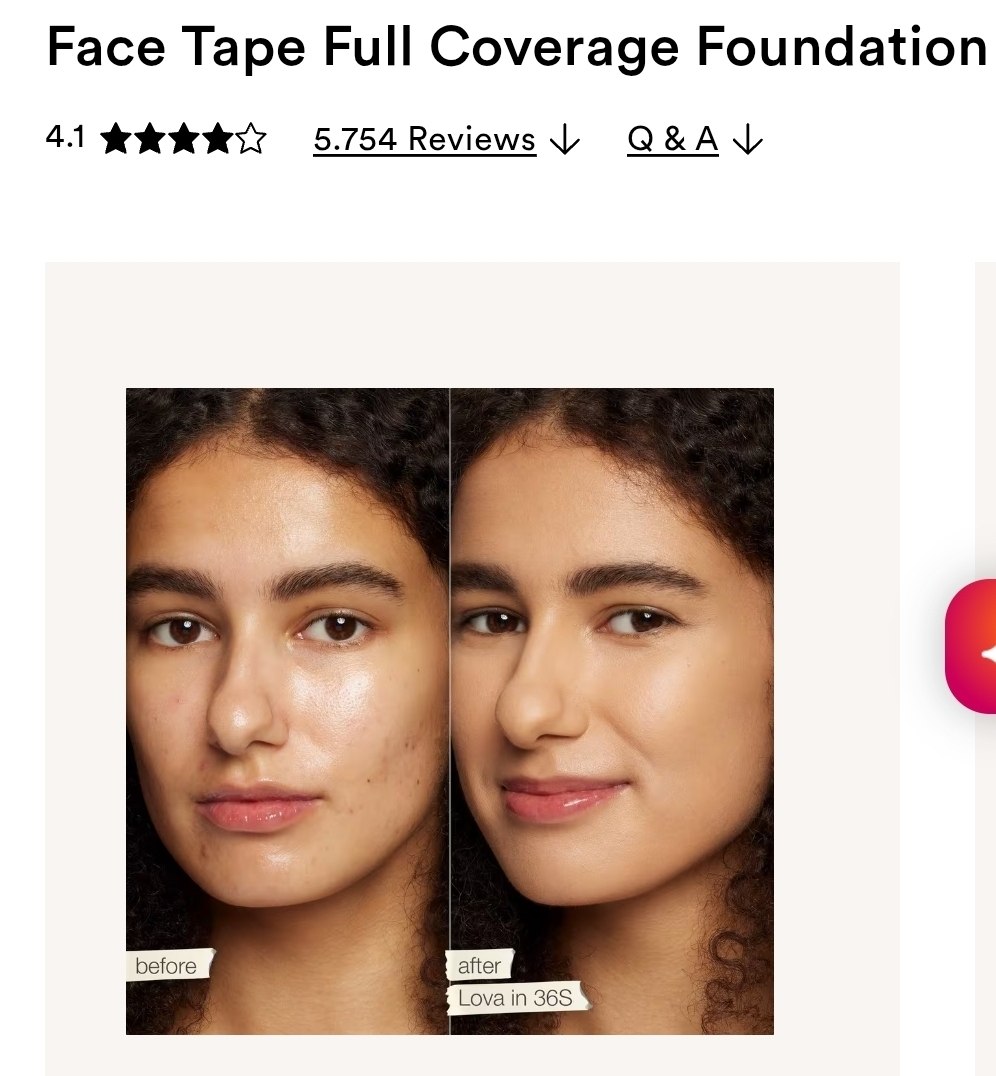 Face Tape Full Coverage Foundation