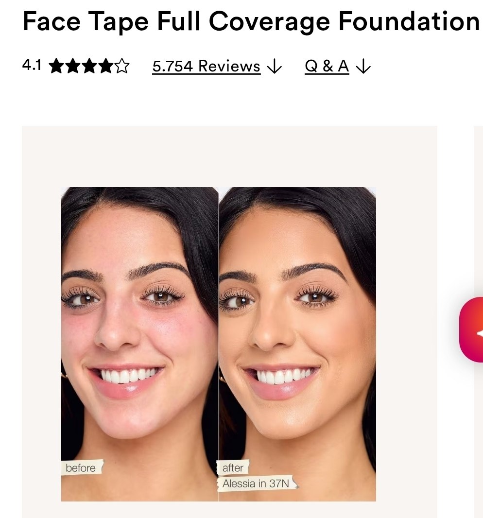 Face Tape Full Coverage Foundation