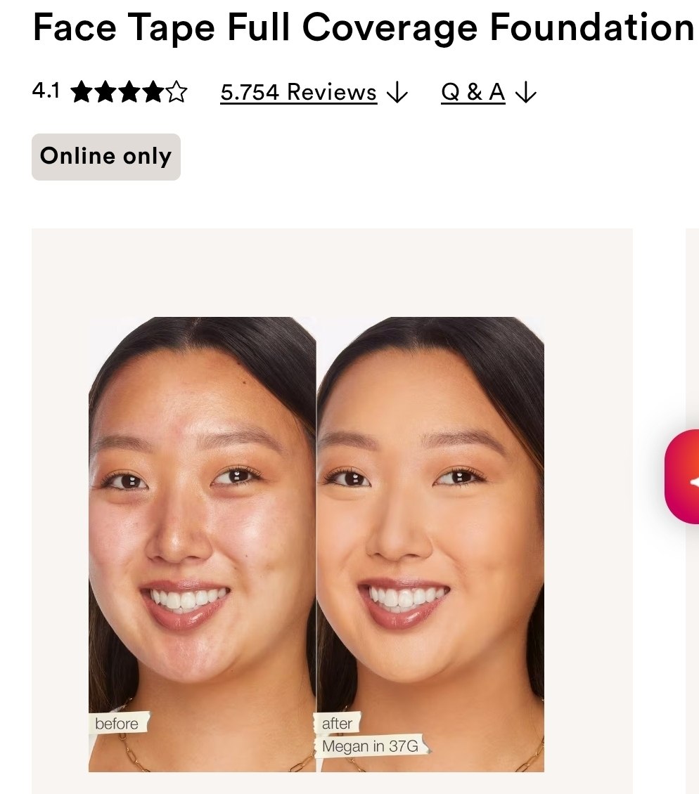 Face Tape Full Coverage Foundation