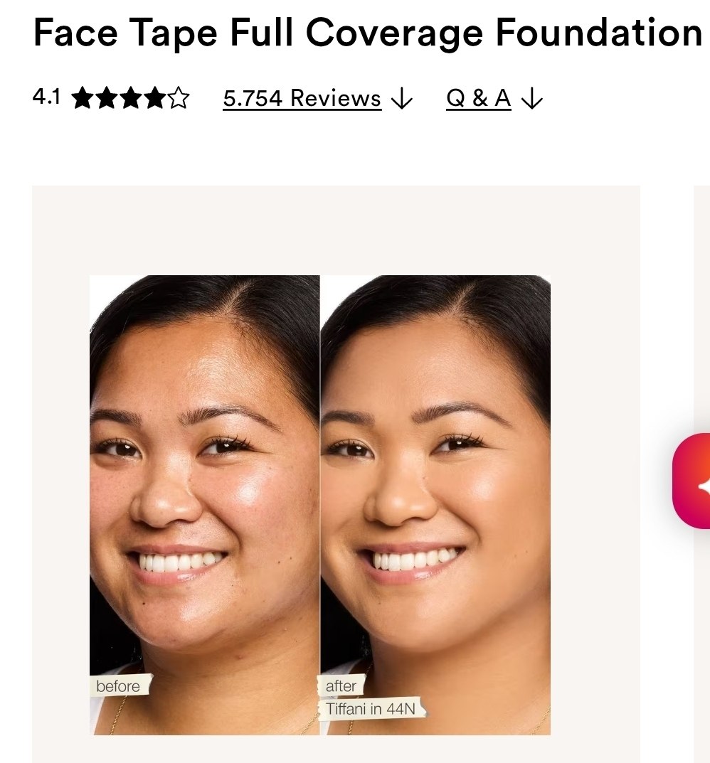 Face Tape Full Coverage Foundation