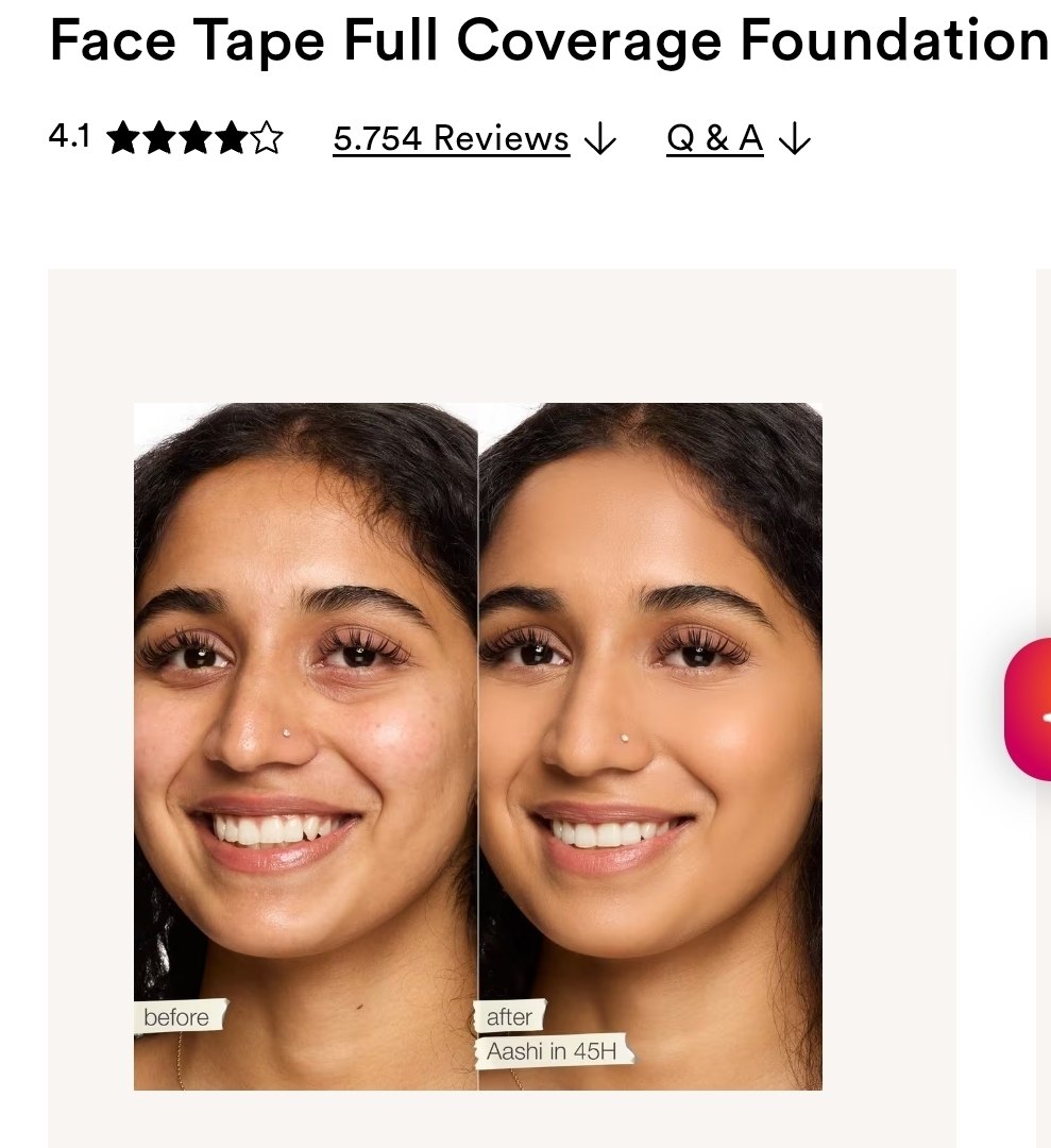 Face Tape Full Coverage Foundation