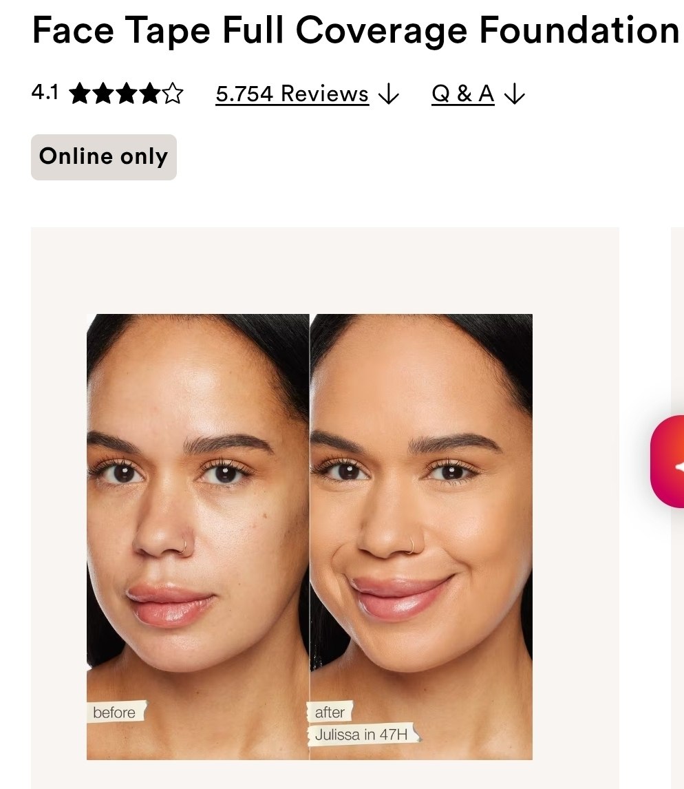 Face Tape Full Coverage Foundation