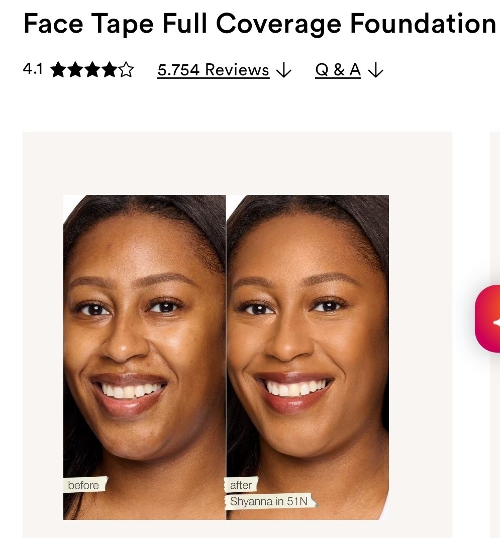 Face Tape Full Coverage Foundation