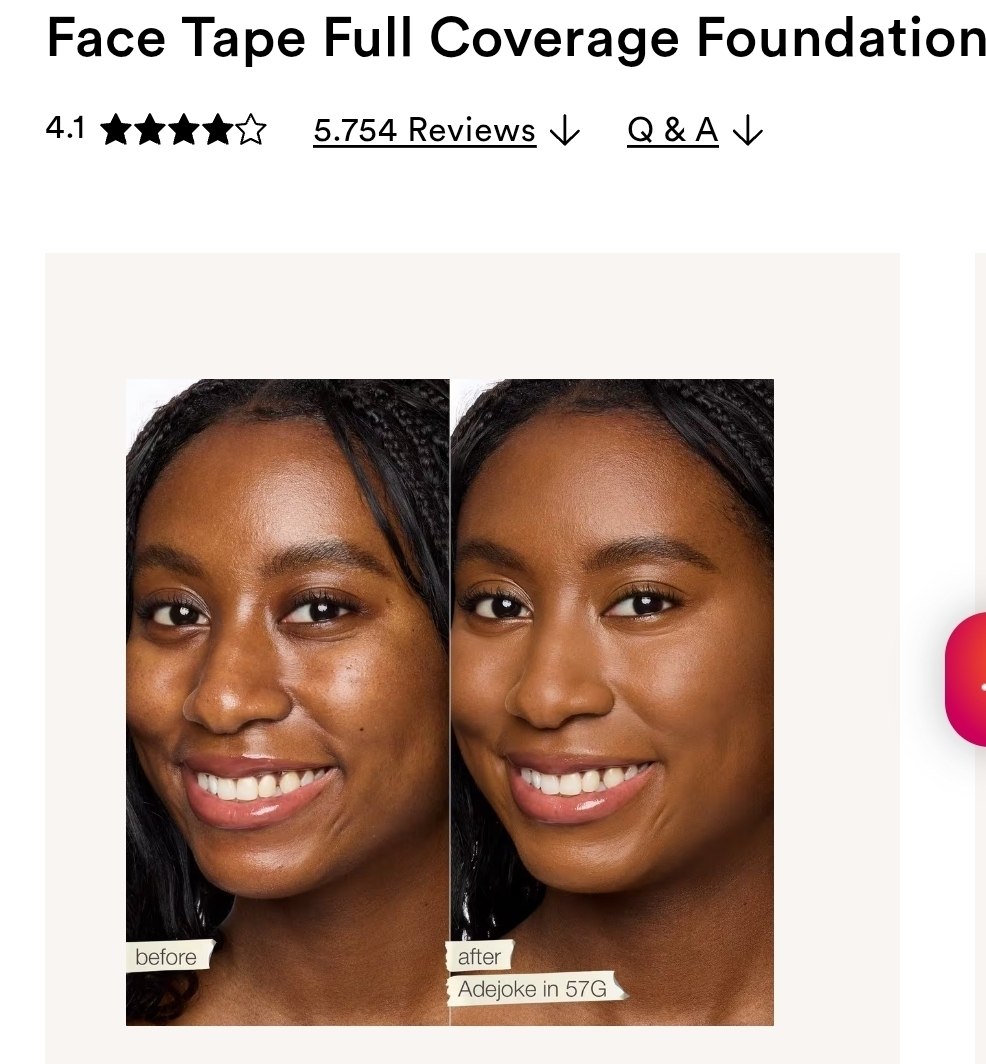 Face Tape Full Coverage Foundation