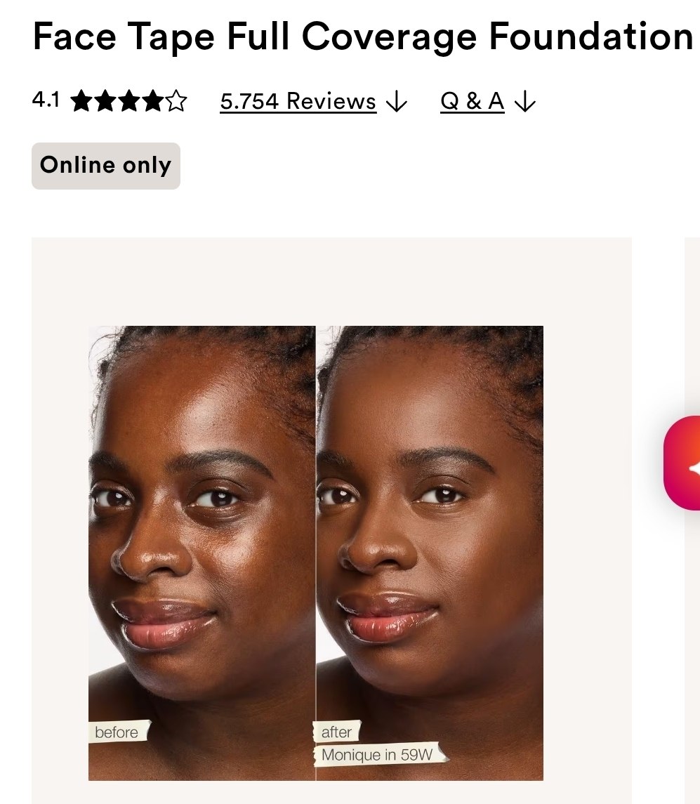 Face Tape Full Coverage Foundation