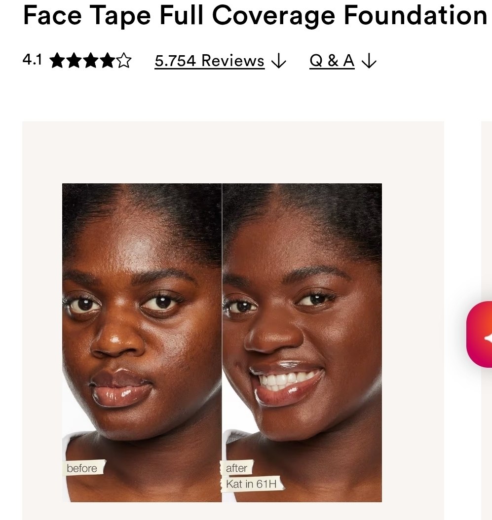 Face Tape Full Coverage Foundation