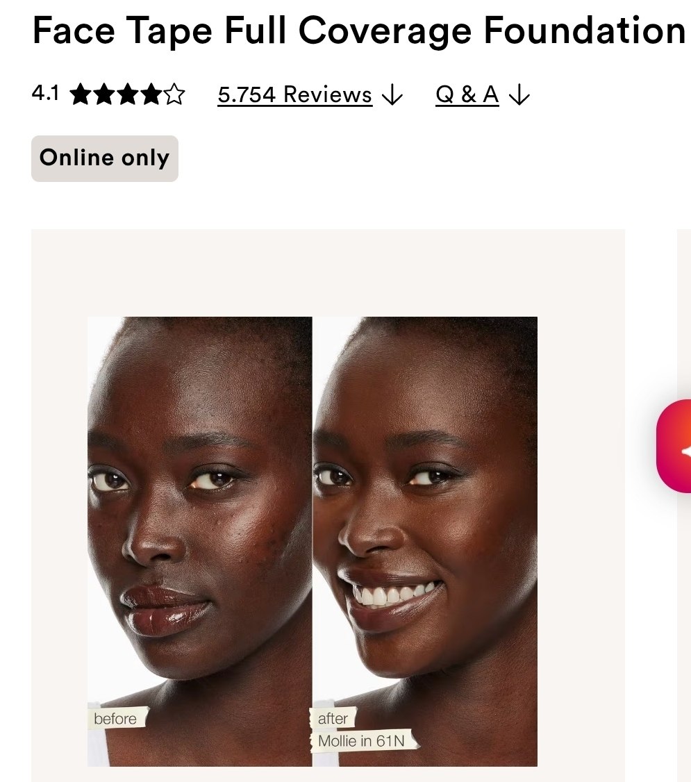 Face Tape Full Coverage Foundation