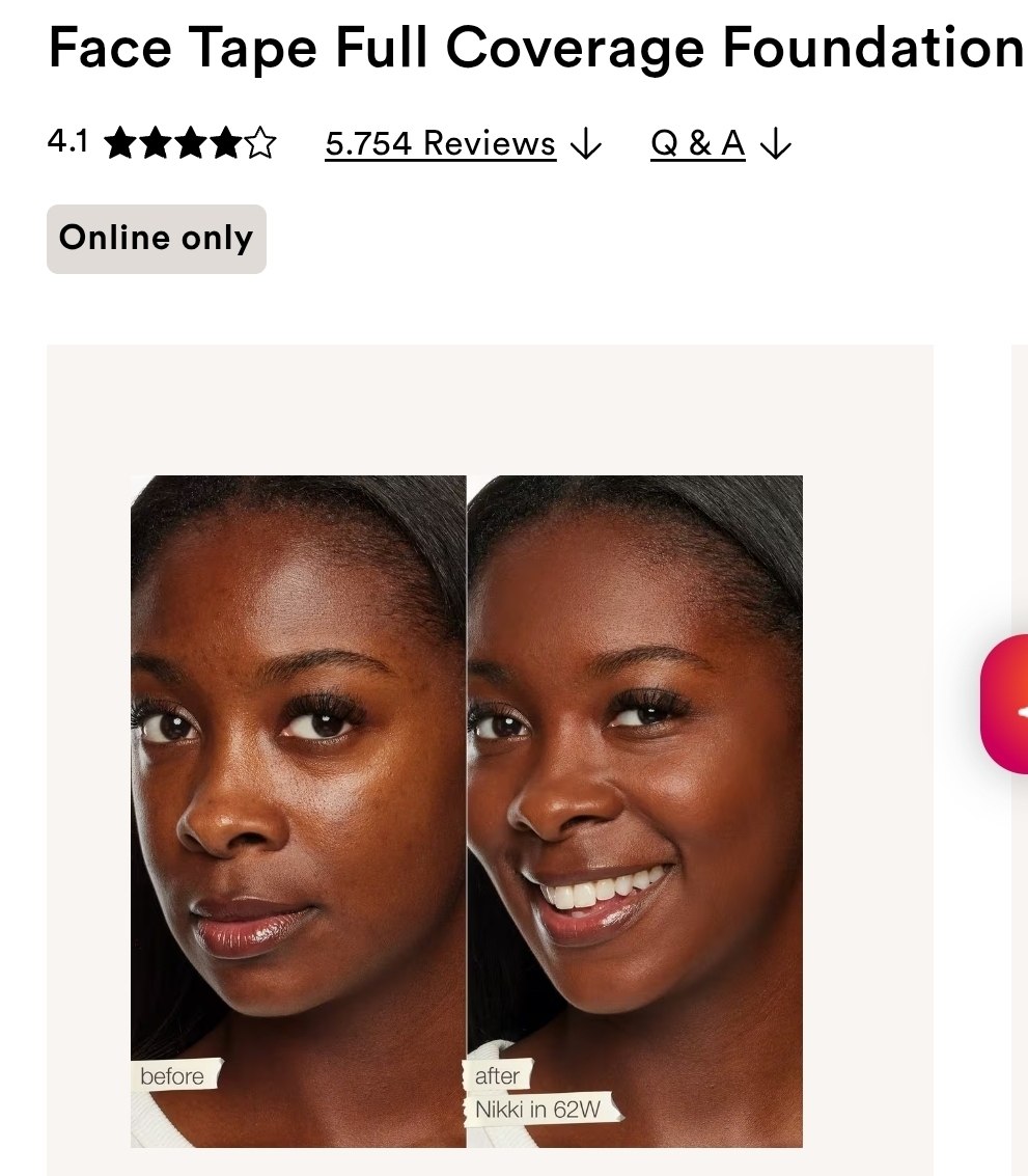 Face Tape Full Coverage Foundation