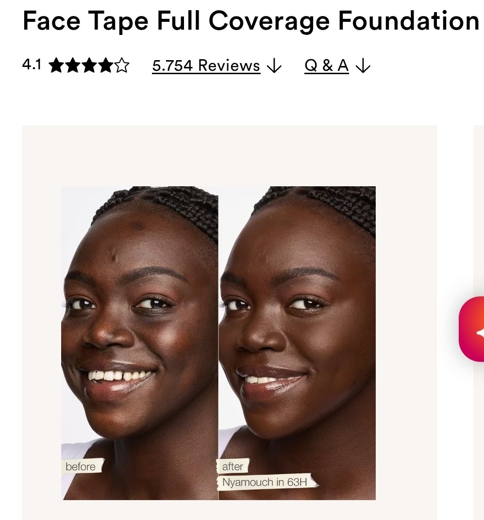 Face Tape Full Coverage Foundation