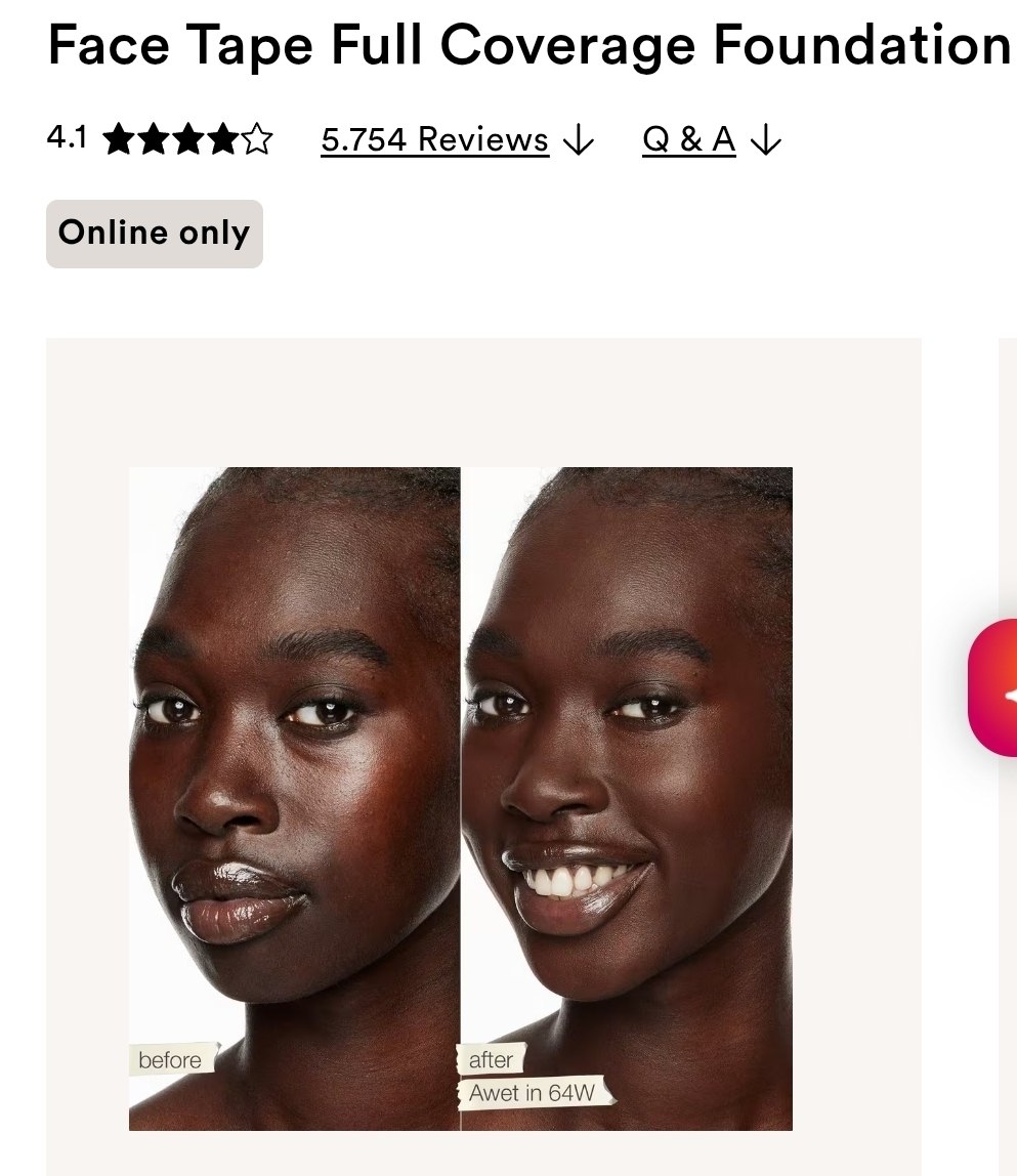 Face Tape Full Coverage Foundation