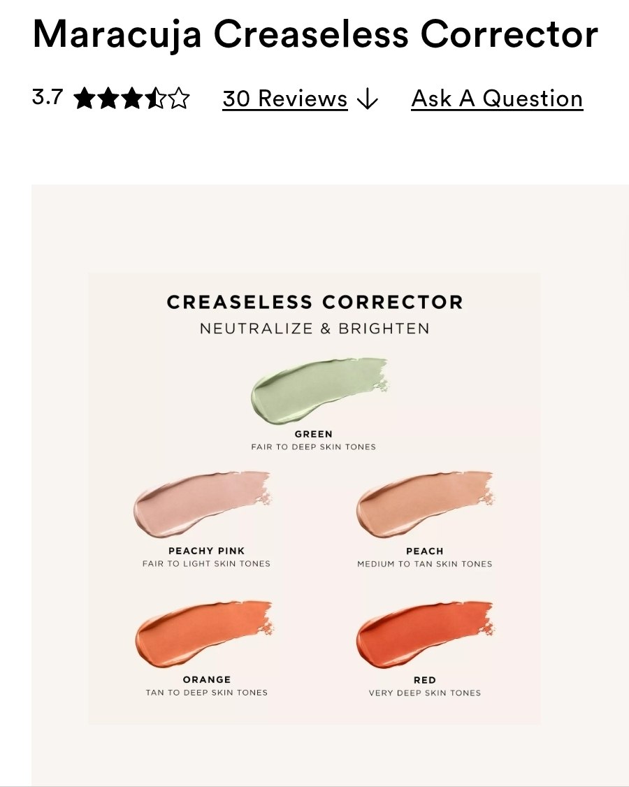 Maracuja Creaseless Corrector