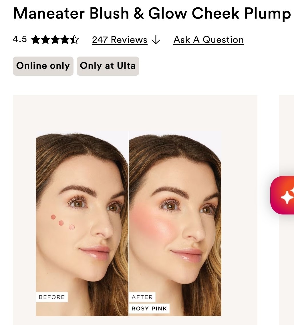 Maneater Blush & Glow Cheek Plump
