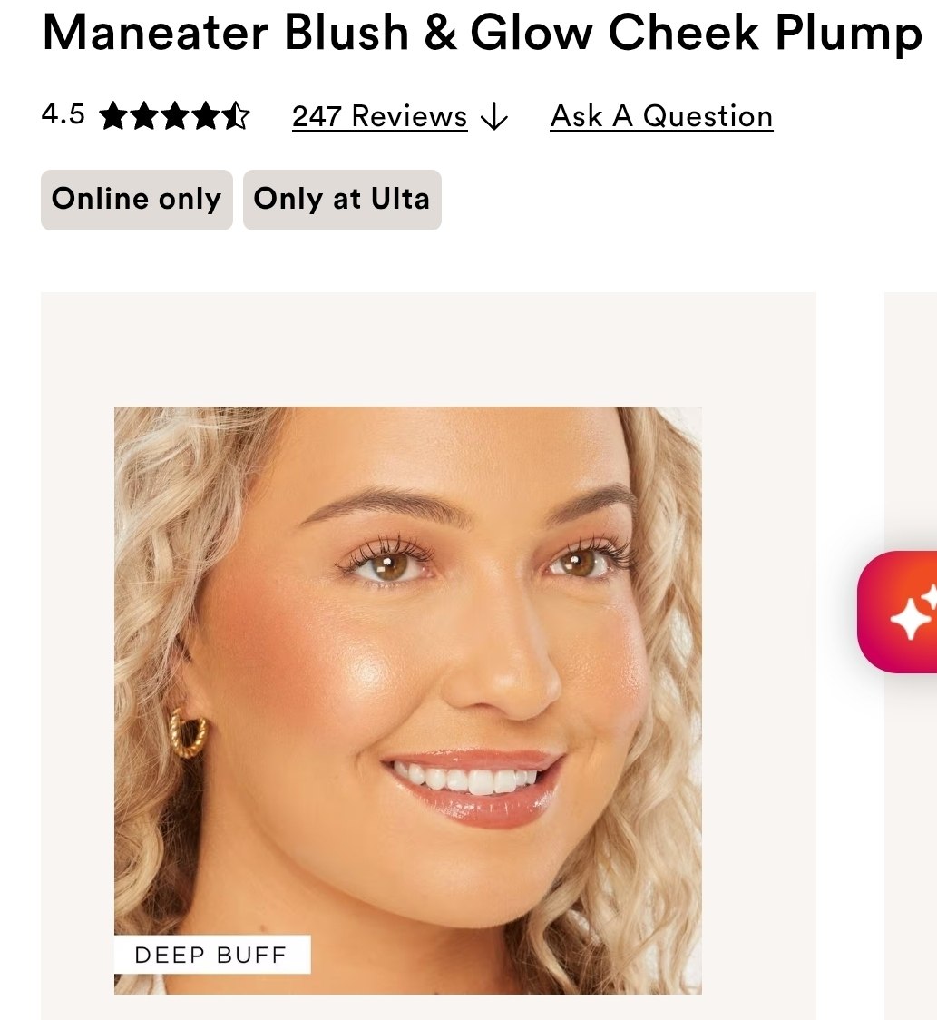 Maneater Blush & Glow Cheek Plump