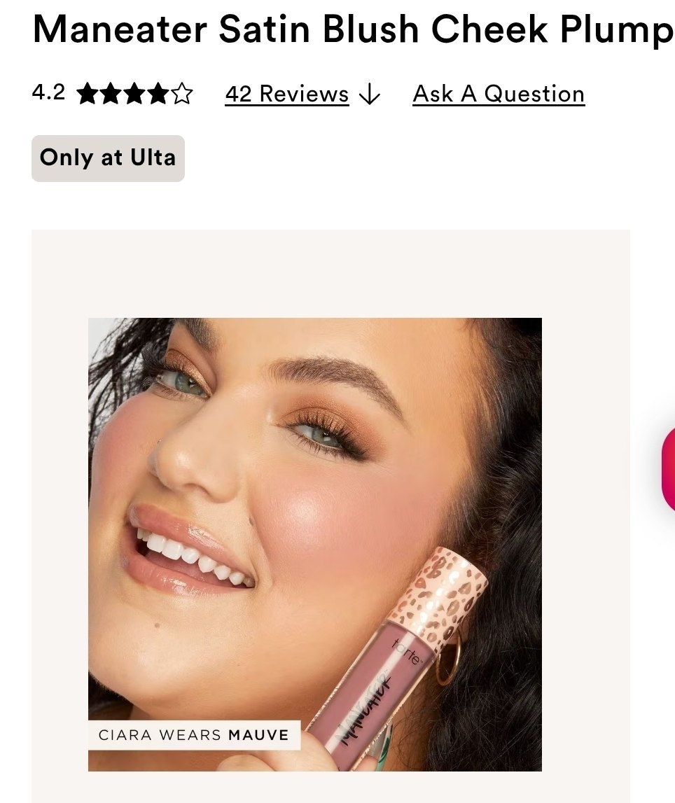 Maneater Satin Blush Cheek Plump