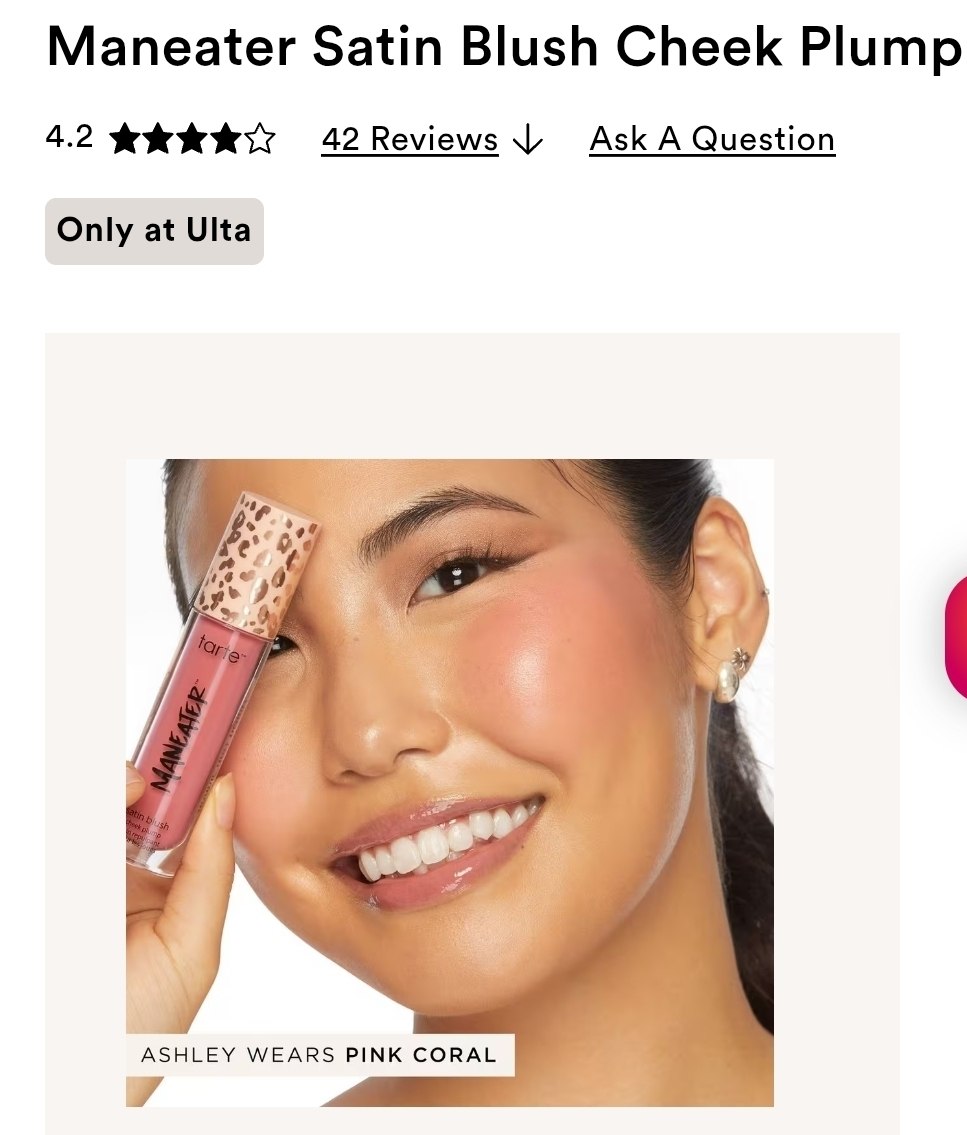Maneater Satin Blush Cheek Plump