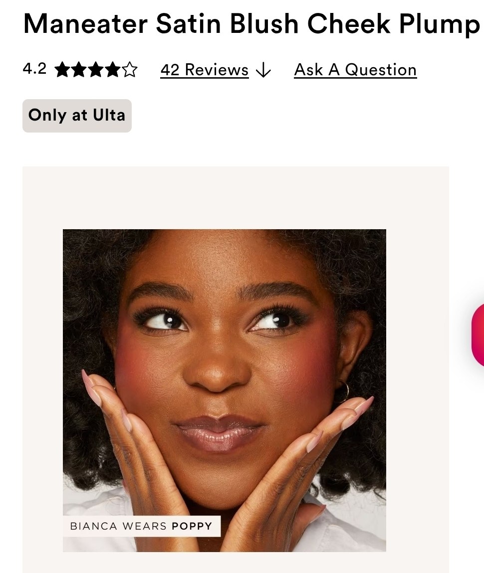 Maneater Satin Blush Cheek Plump