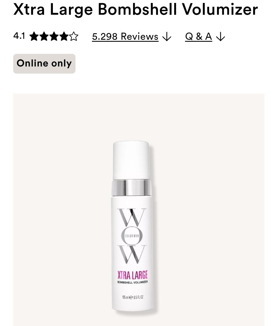 Xtra Large Bombshell Volumizer 6.7oz