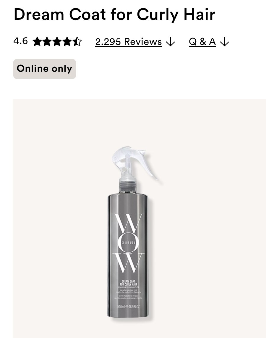 Dream Coat for Curly Hair 16.9oz