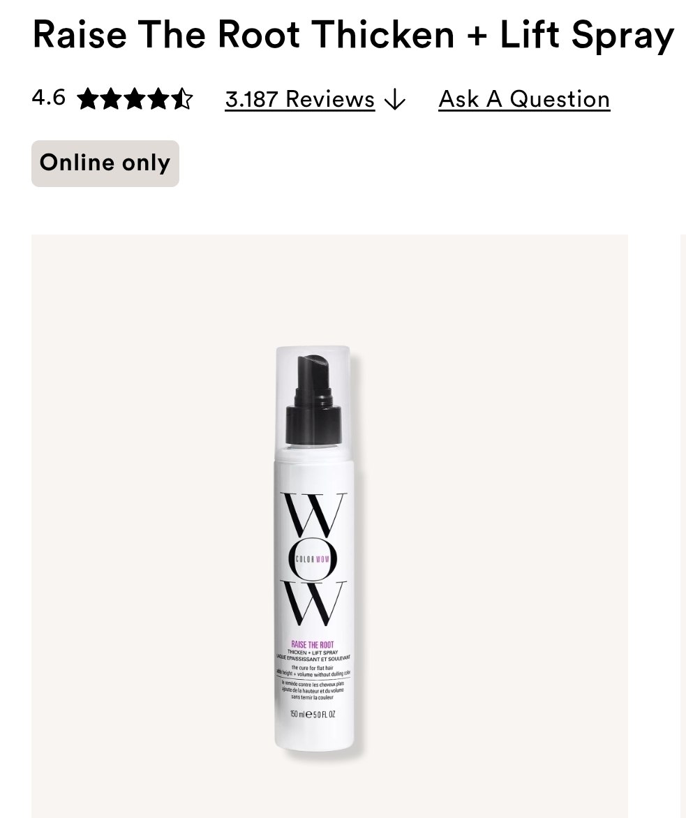Raise The Root Thicken + Lift Spray 5.0oz