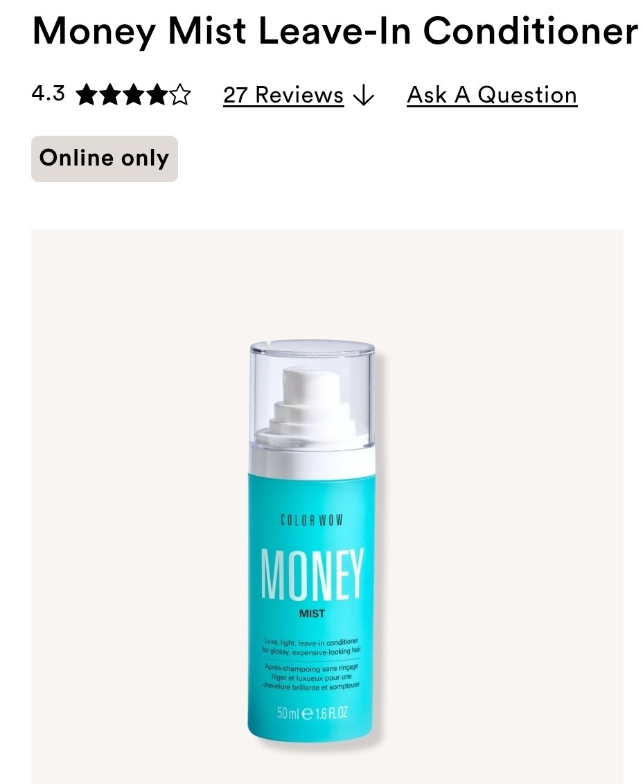 Money Mist Leave-In Conditioner 1.6oz