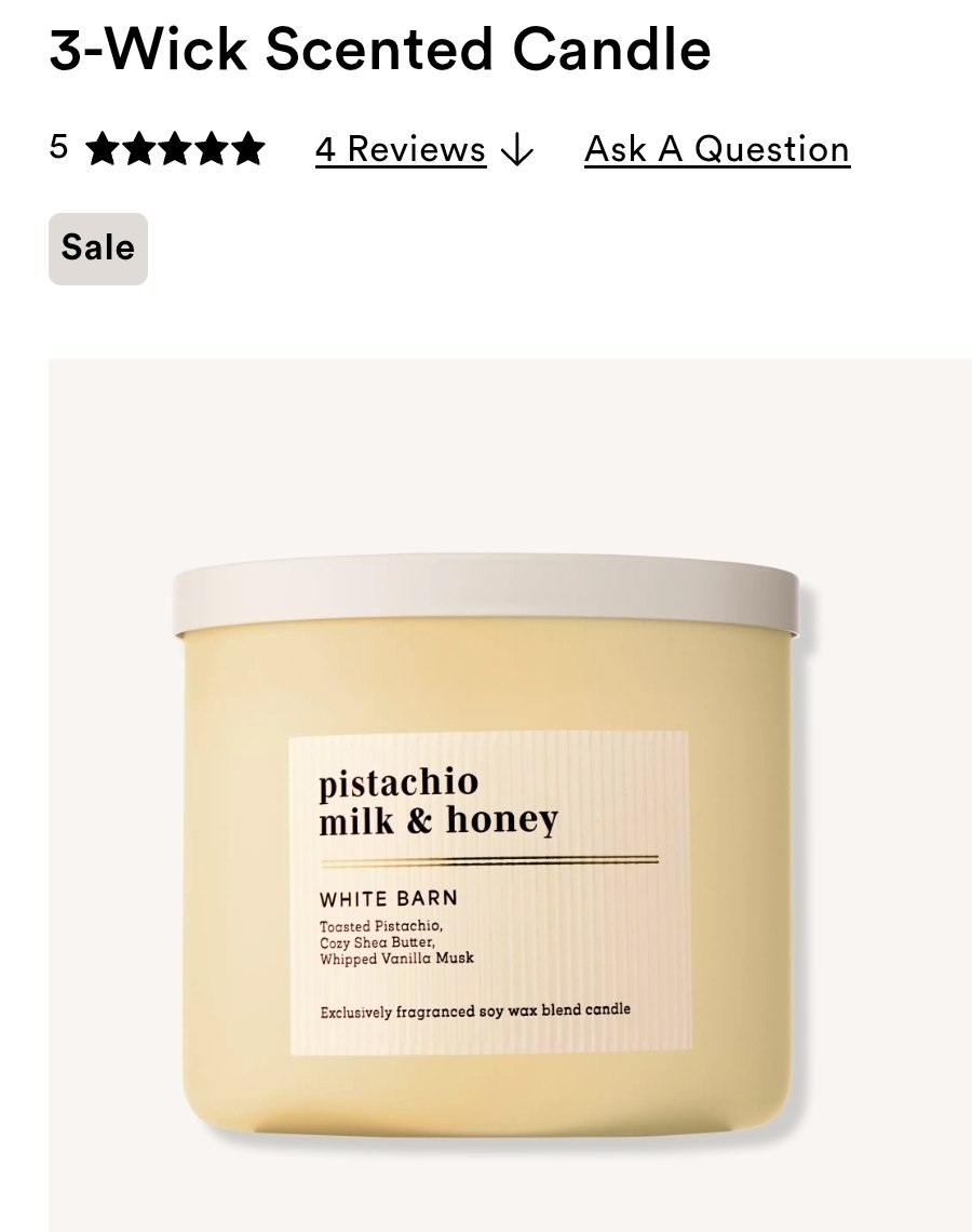 3-Wick Candle