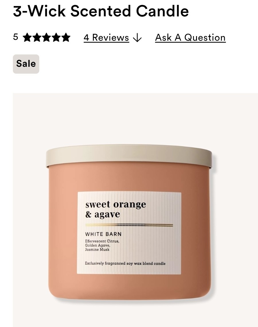 3-Wick Candle