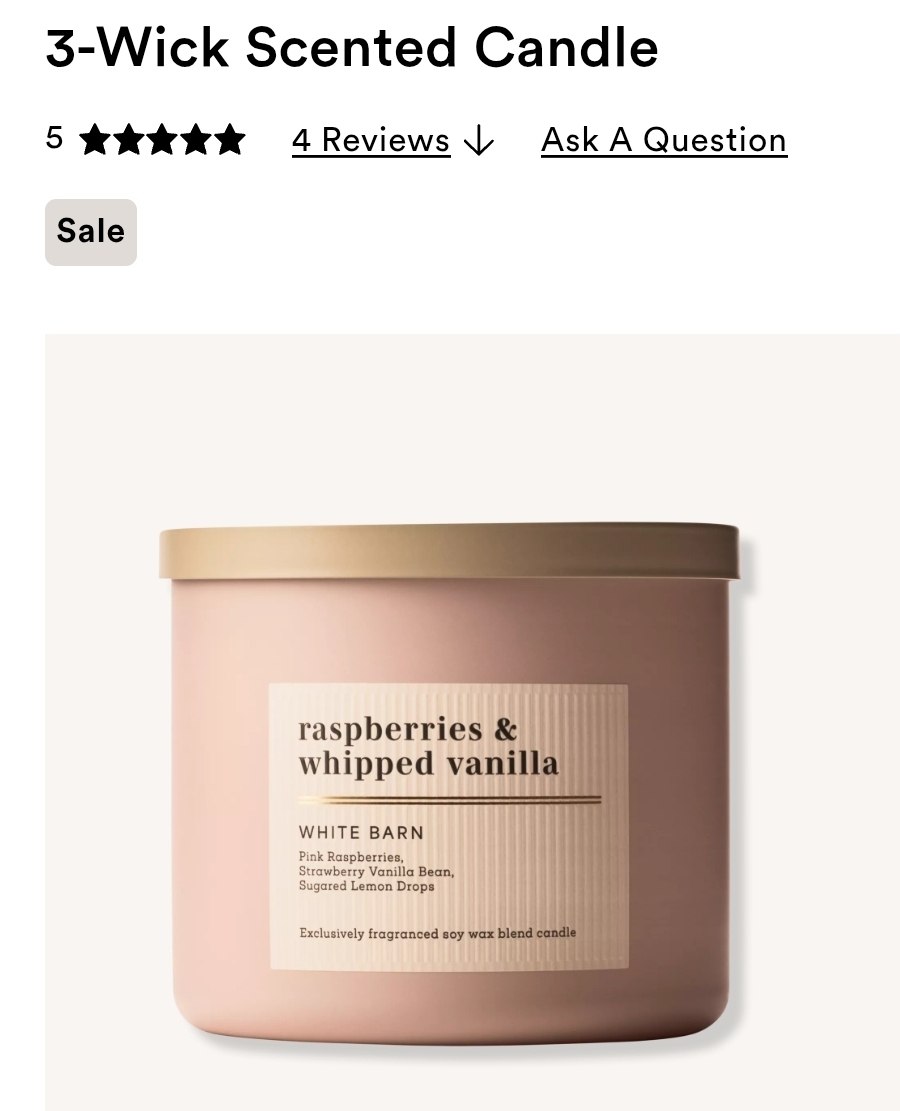 3-Wick Candle
