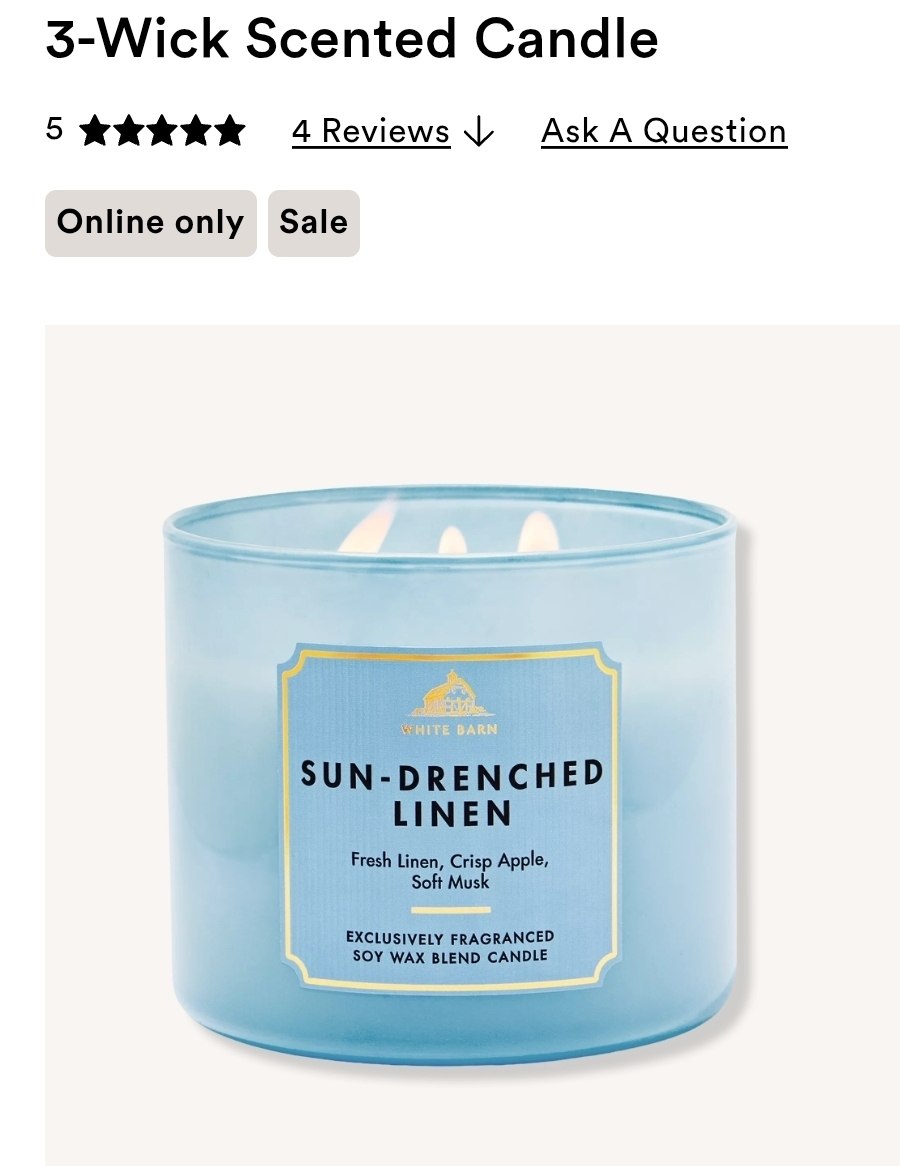 3-Wick Candle