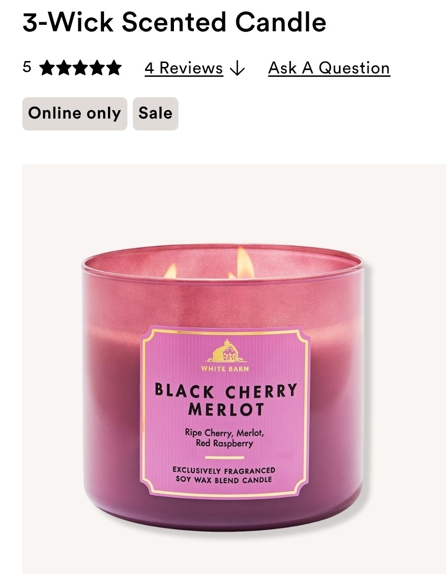3-Wick Candle
