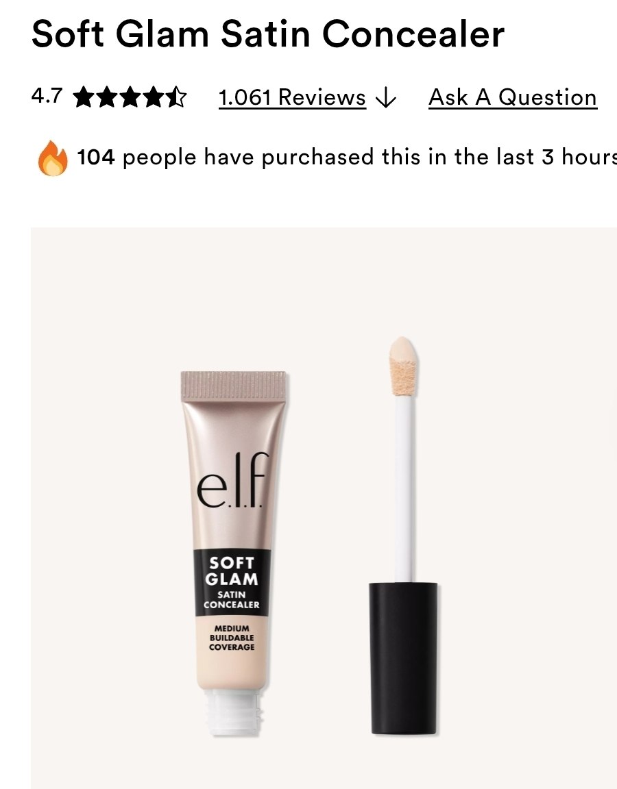Soft Glam satim Concealer