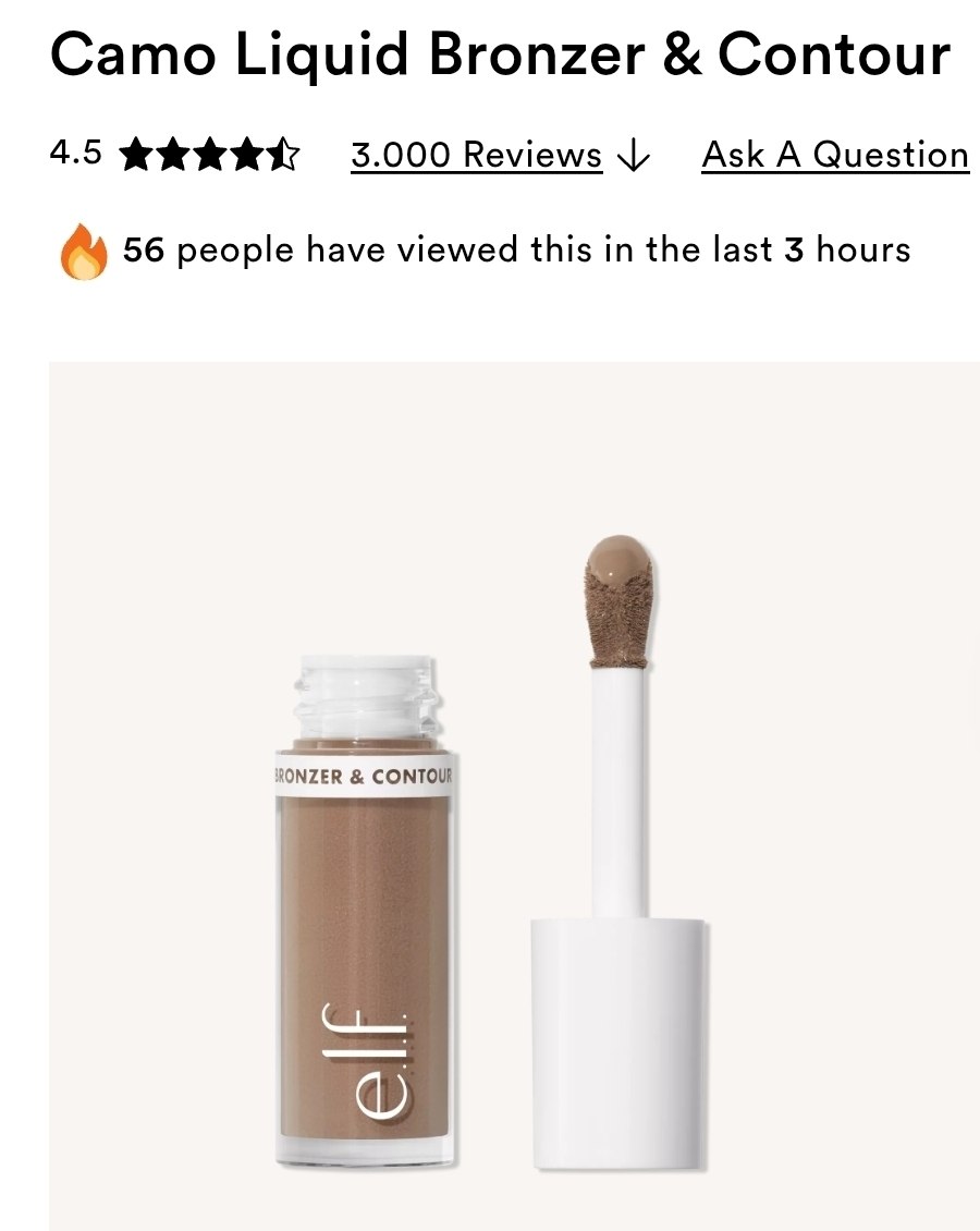 Camo Liquid Bronzer & Contou