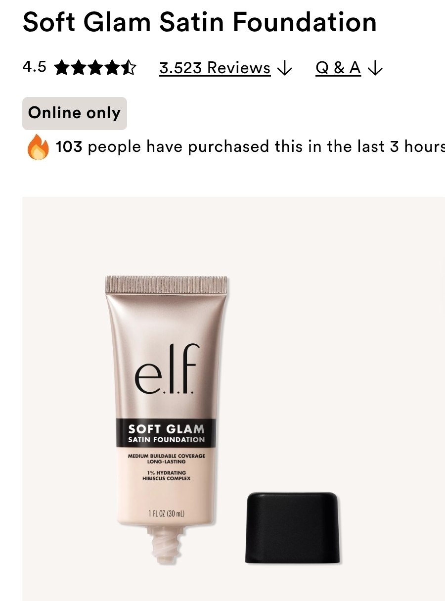 Soft Glam Satin Foundation