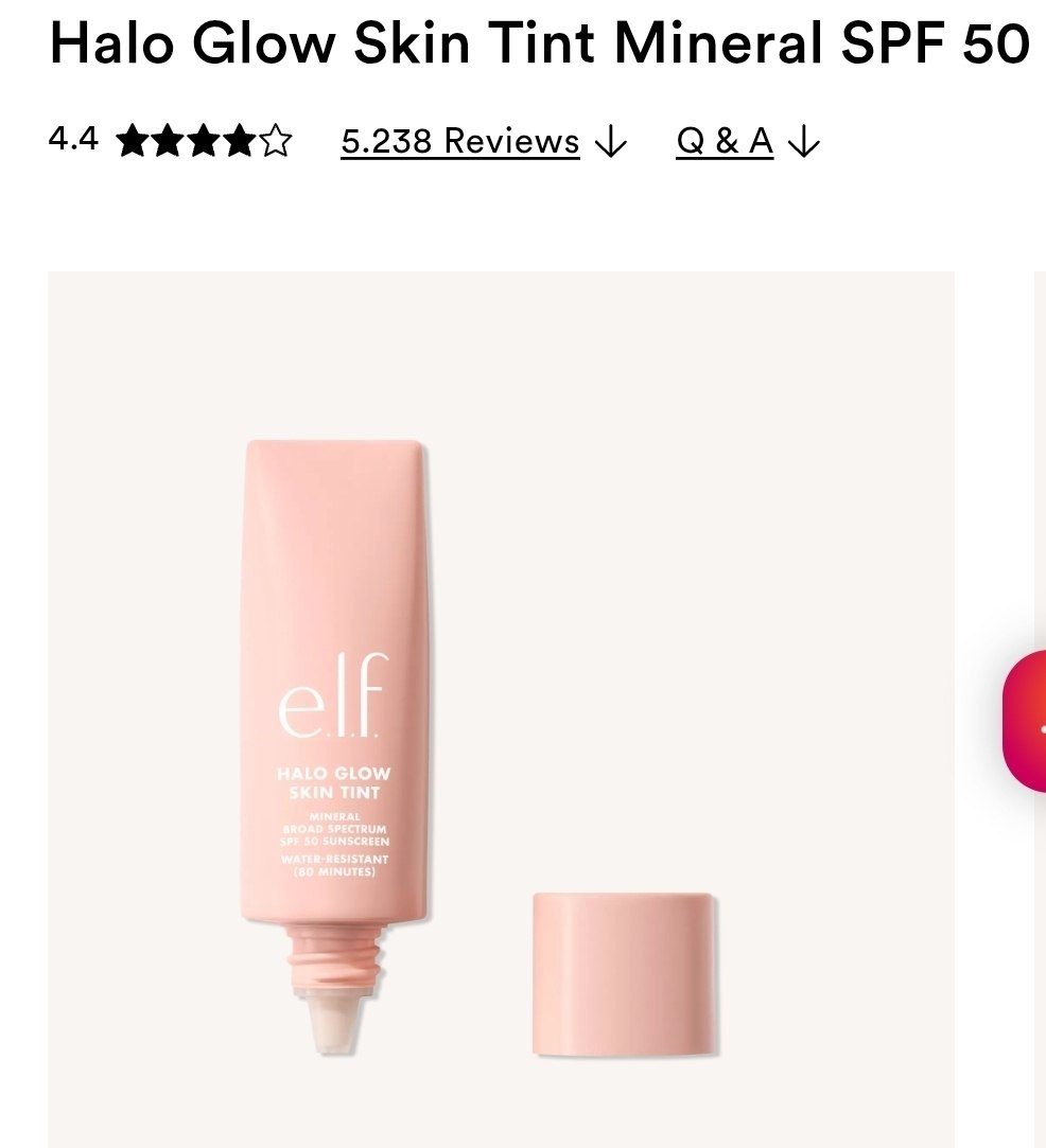 Halo Glow Skin Tint Mineral SPF 50