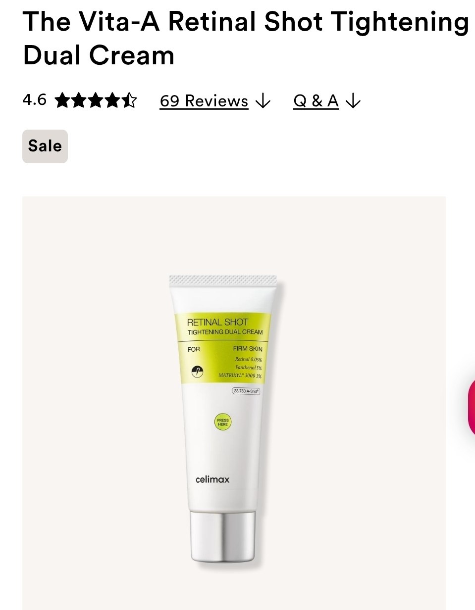 Retinal Cream