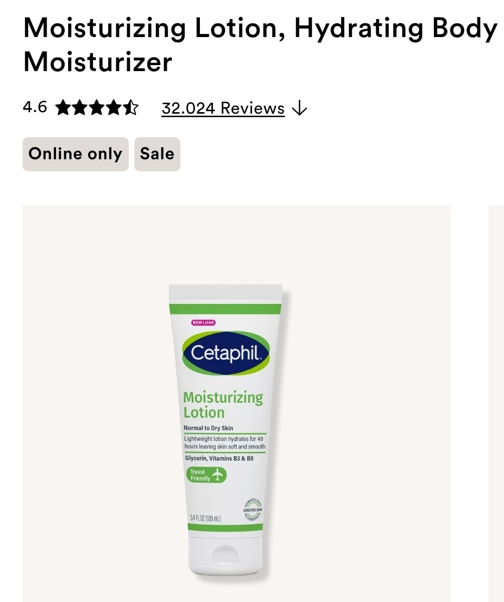 Lotion 3.4oz