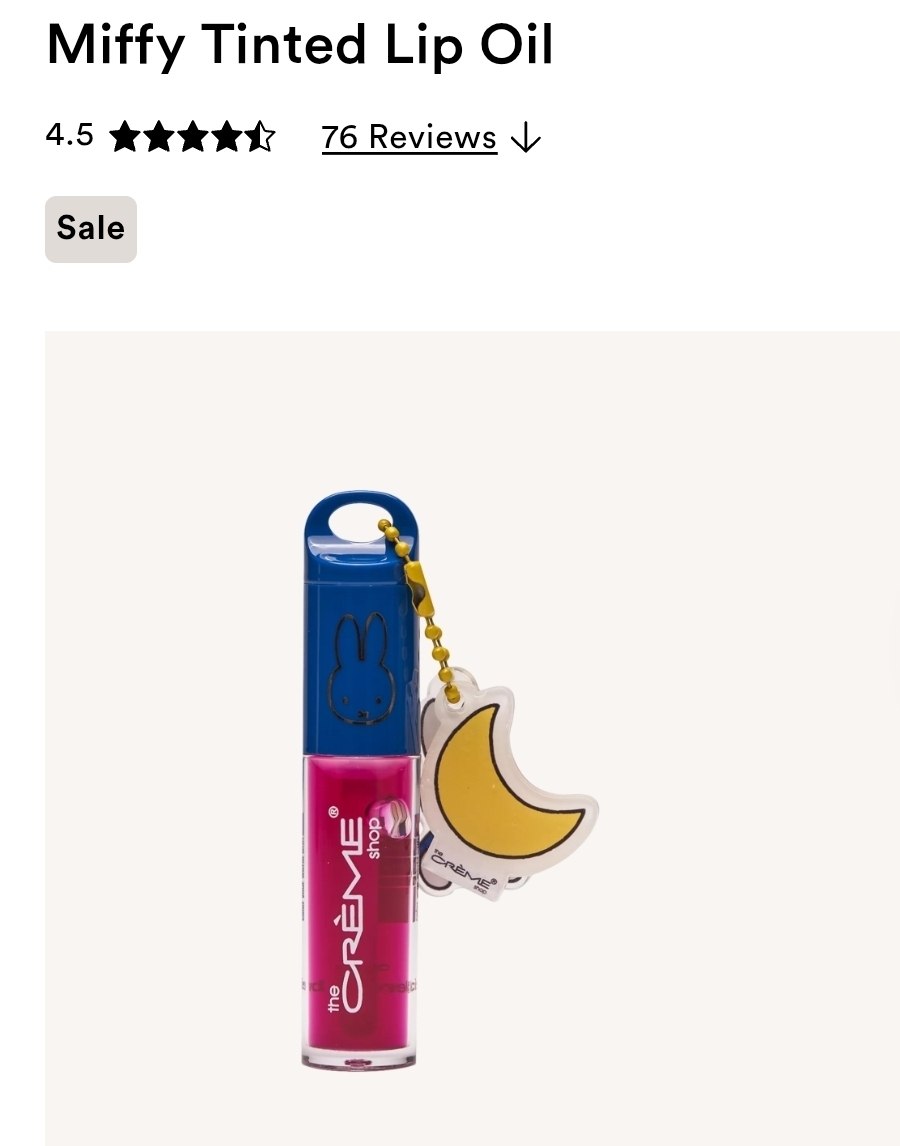Miffy Tinted Lip Oil