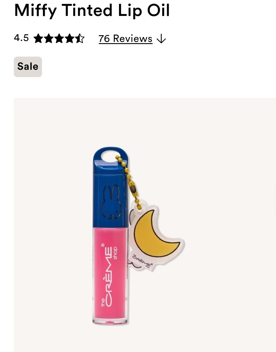 Miffy Tinted Lip Oil