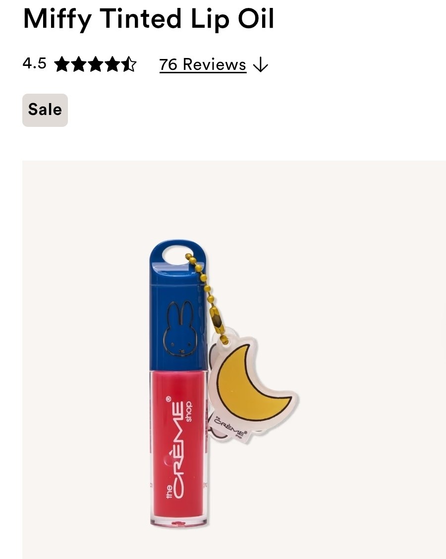 Miffy Tinted Lip Oil