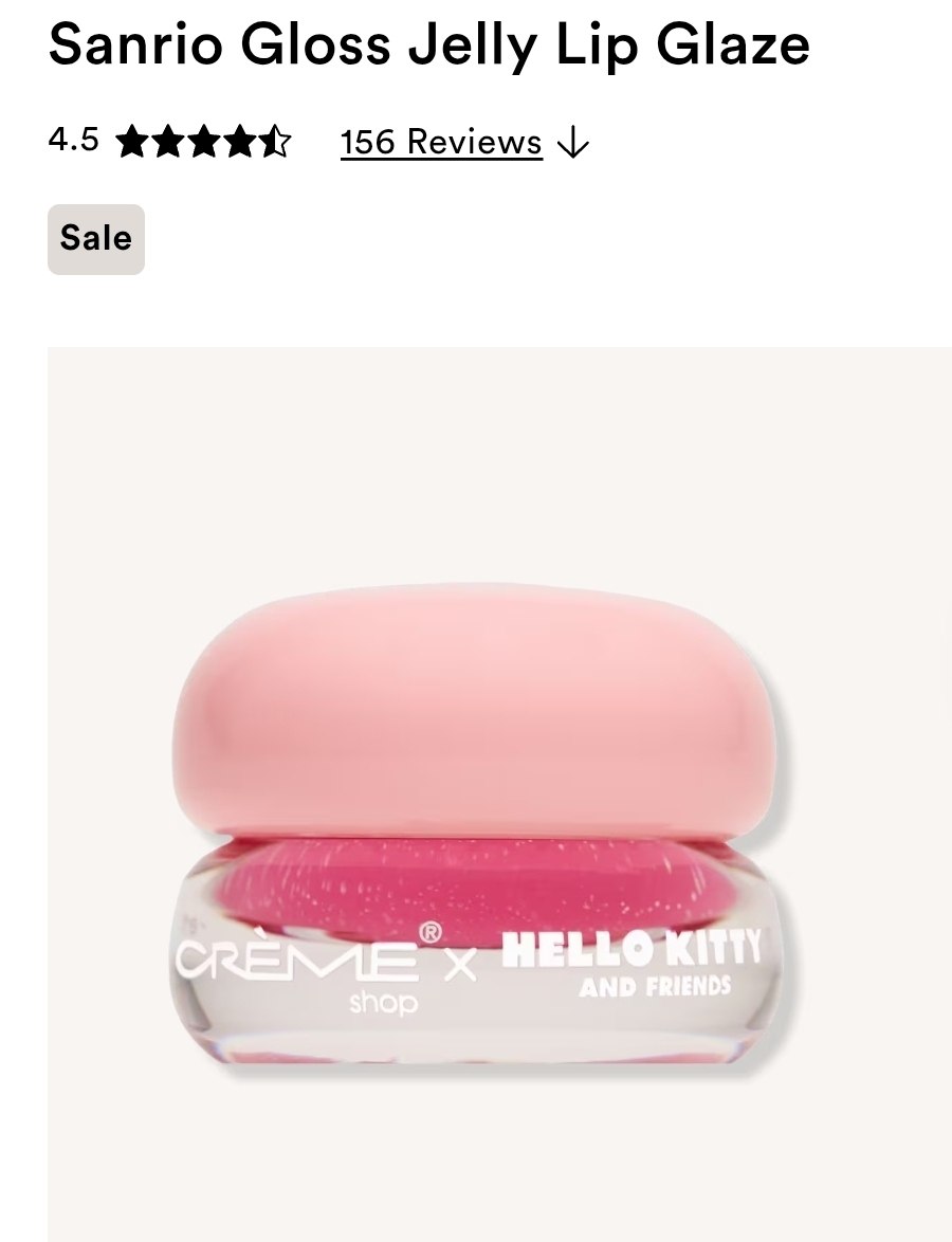 Sanrio Gloss Jelly Lip Glaze