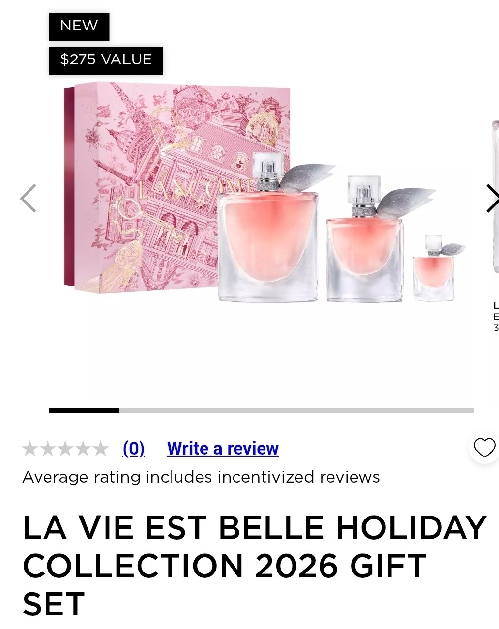 La Vie Est Belle Set