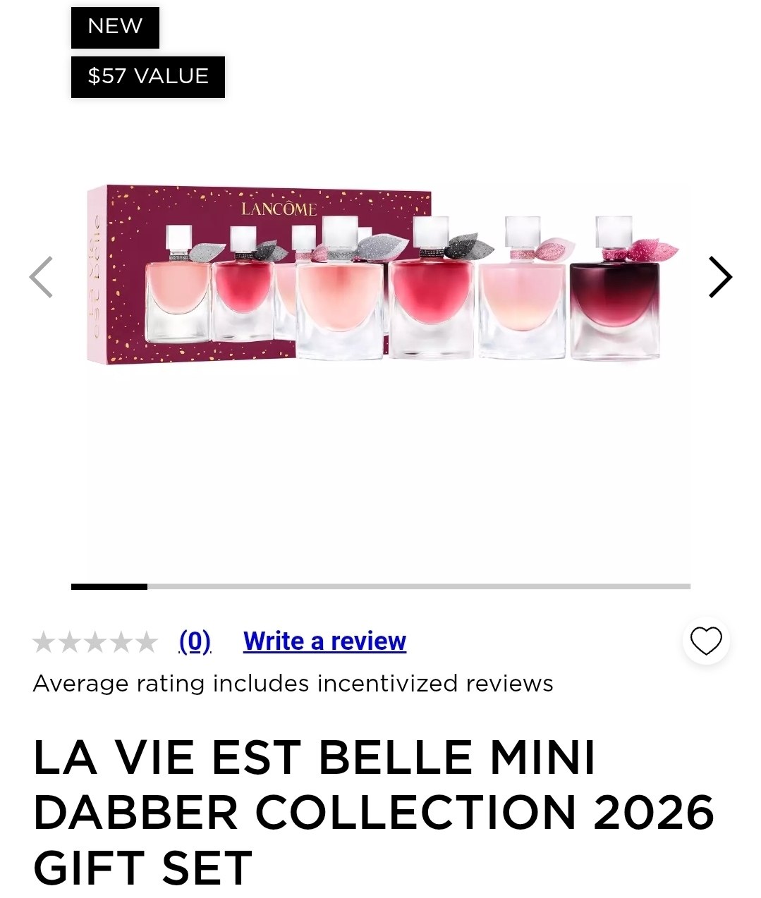 La Vie Est Belle Set