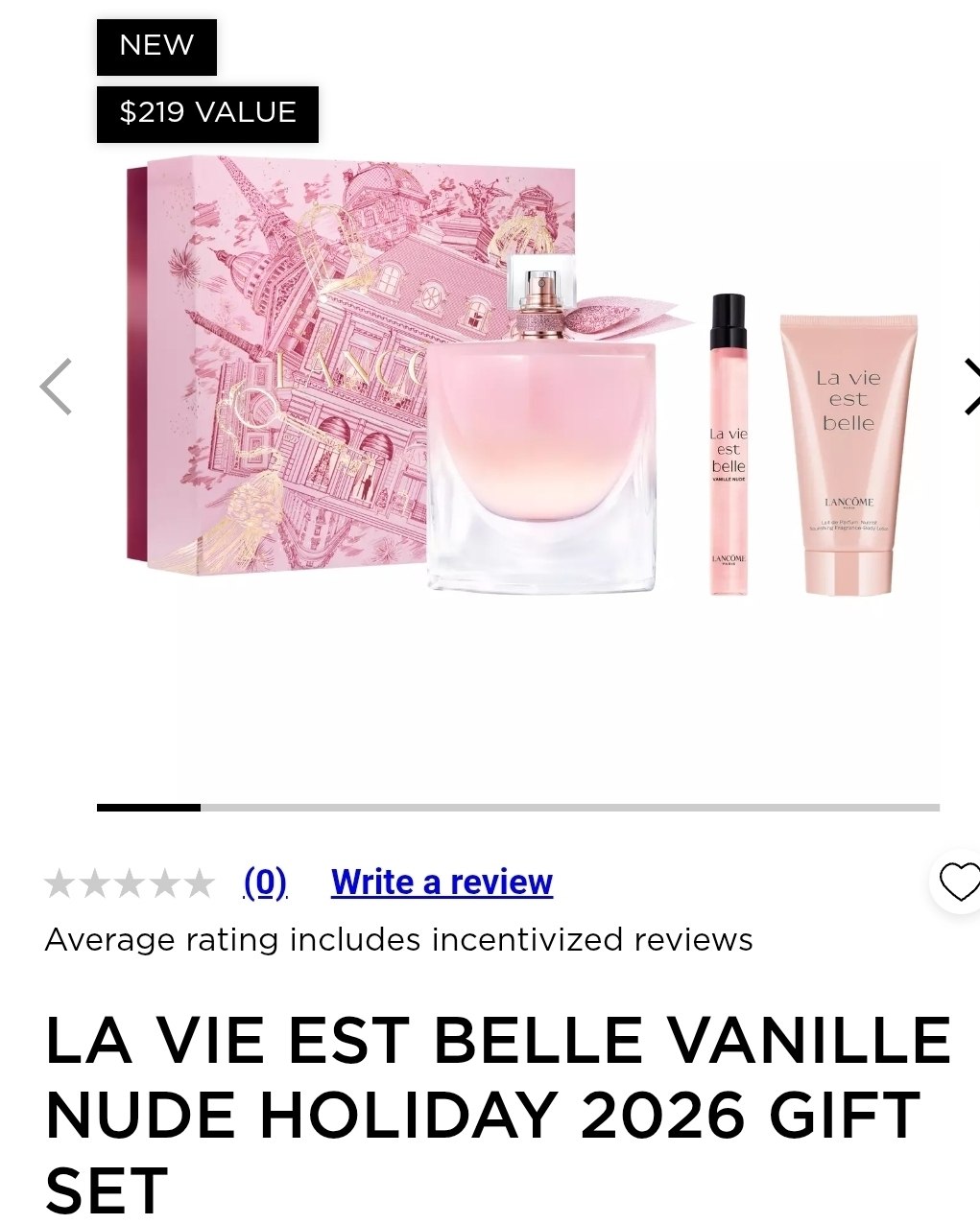 La Vie Est Belle Set
