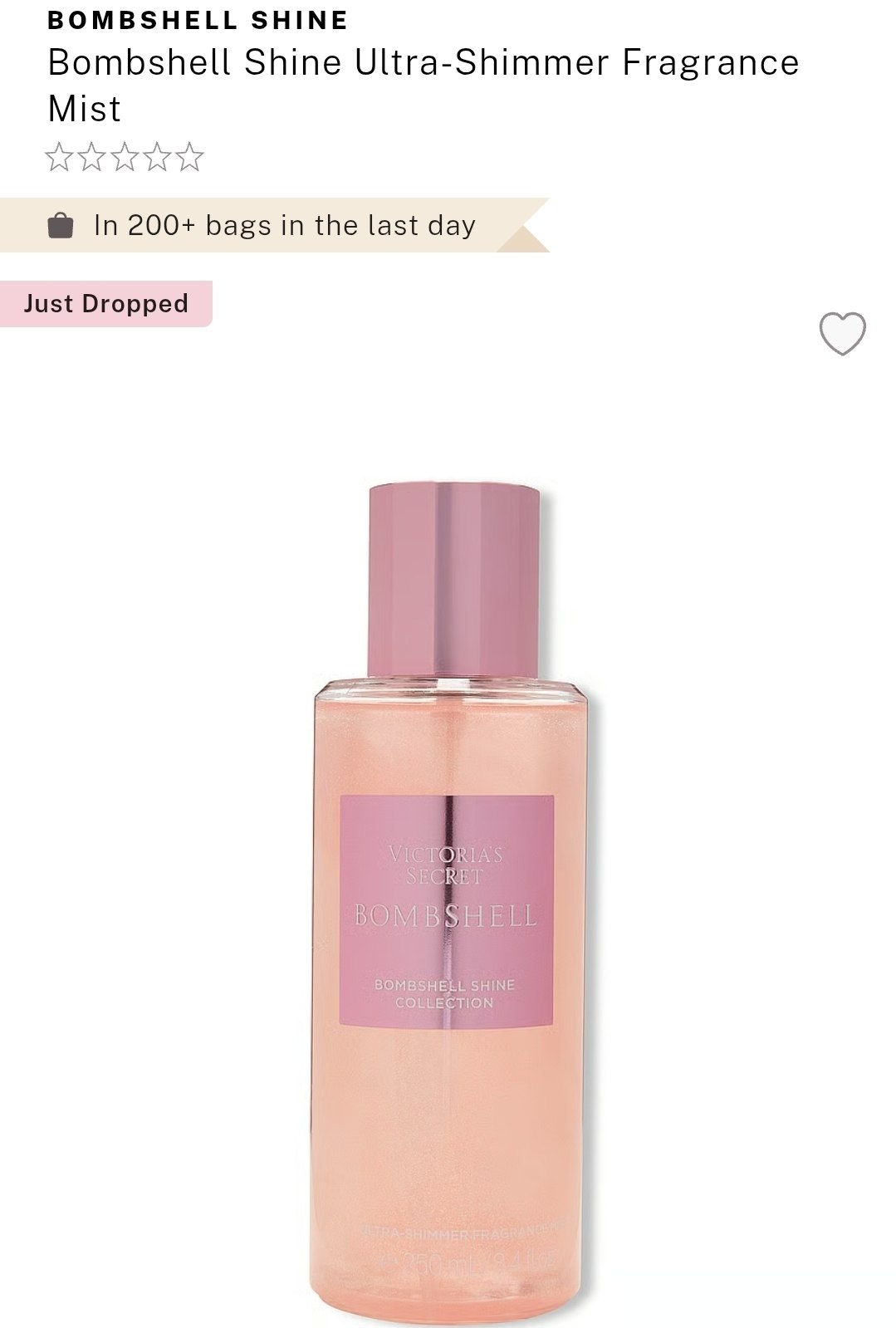 Shimmer Fragrance Mist