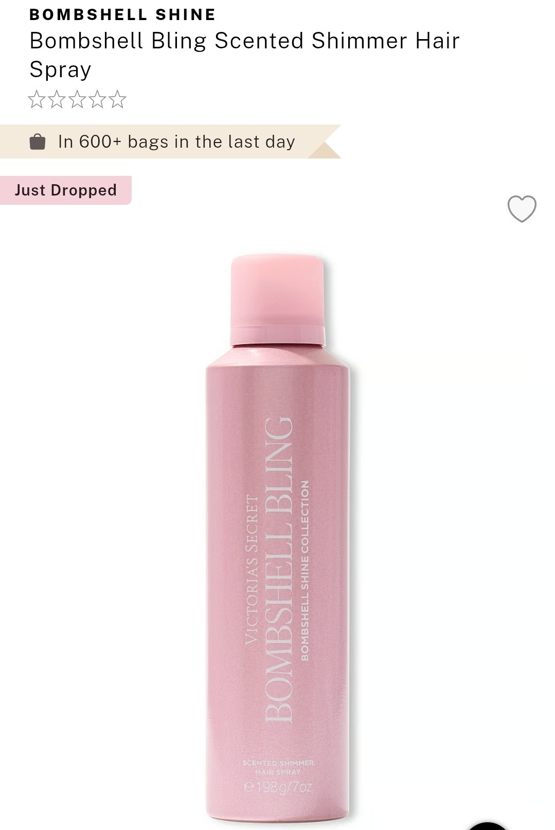 Shimmer Hair Spray