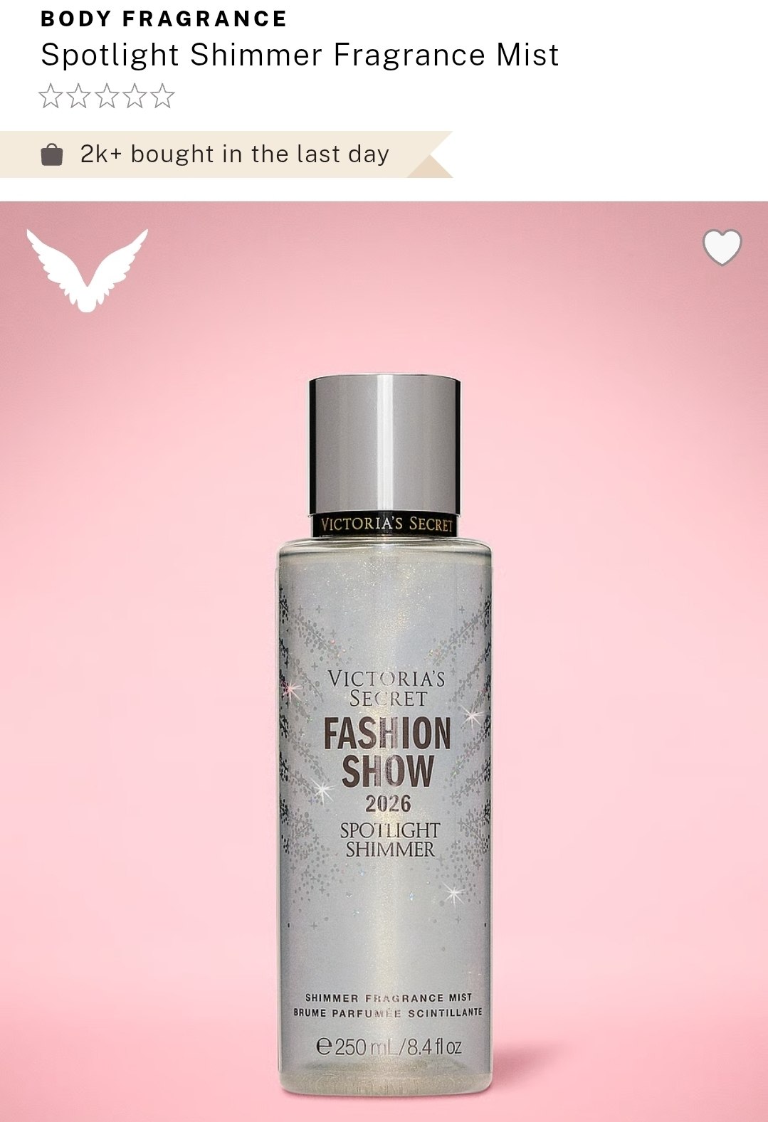 Shimmer Fragrance Mist