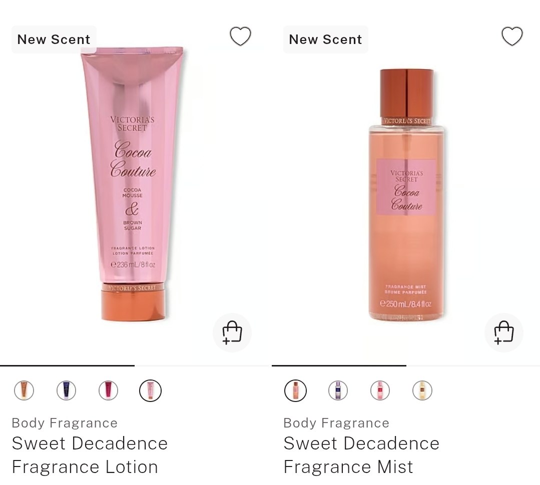 Body Lotion + Body Mist