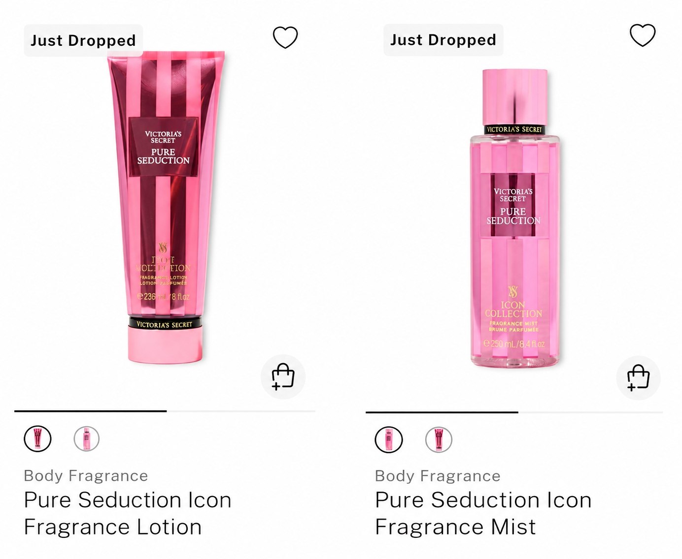 Body Lotion + Body Mist